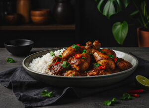 Rice Bowl with Chicken Gravy