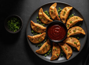 Vegetable Fried momos