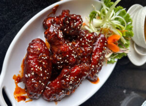 Honey Chili wings (6 Pcs)